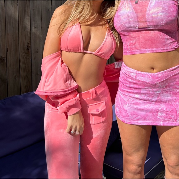 dolls kill pink matching set - Picture 3 of 3